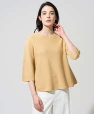 PRFGD22290 CHRISTIAN AUJARD(クリスチャン・オジャール) リネンライクホールガーメントニット マスタード