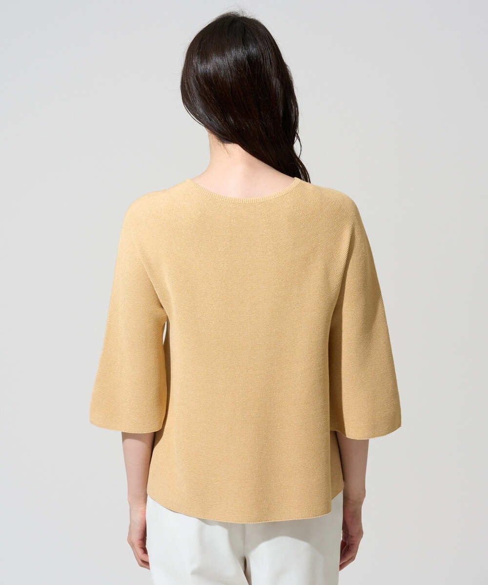 PRFGD22290 CHRISTIAN AUJARD(クリスチャン・オジャール) リネンライクホールガーメントニット マスタード