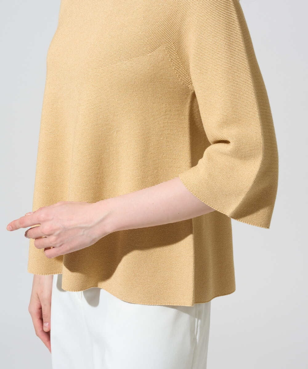 PRFGD22290 CHRISTIAN AUJARD(クリスチャン・オジャール) リネンライクホールガーメントニット マスタード