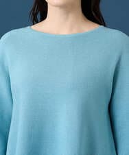 PRFGD22290 CHRISTIAN AUJARD(クリスチャン・オジャール) リネンライクホールガーメントニット ライトブルー