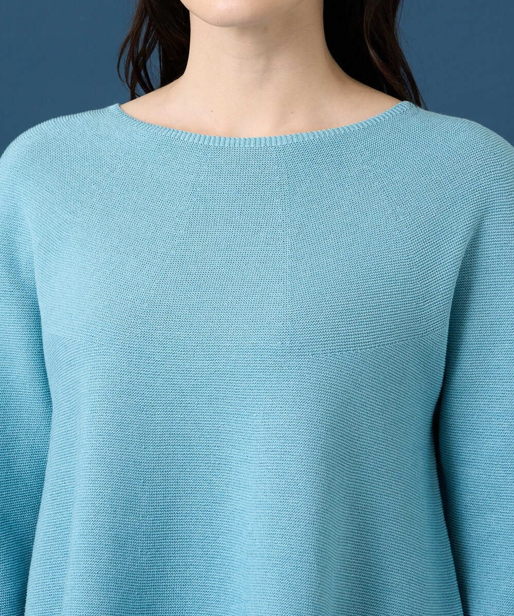 PRFGD22290 CHRISTIAN AUJARD(クリスチャン・オジャール) リネンライクホールガーメントニット ライトブルー