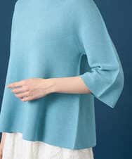 PRFGD22290 CHRISTIAN AUJARD(クリスチャン・オジャール) リネンライクホールガーメントニット ライトブルー