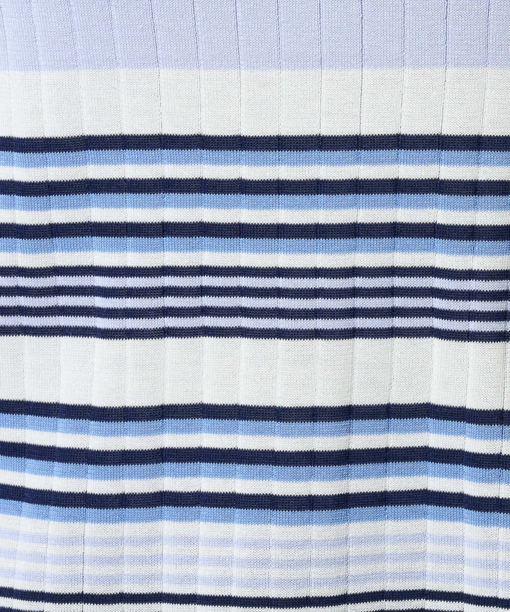 PRFGD27270 CHRISTIAN AUJARD(クリスチャン・オジャール) マルチボーダーニットプルオーバー ブルー系