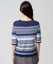 PRFGD27270 CHRISTIAN AUJARD(クリスチャン・オジャール) マルチボーダーニットプルオーバー ブルー系