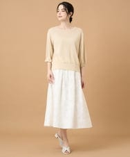 PRFGD56350 CHRISTIAN AUJARD(クリスチャン・オジャール) メタリックヤーンプルオーバー ゴールド