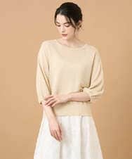 PRFGD56350 CHRISTIAN AUJARD(クリスチャン・オジャール) メタリックヤーンプルオーバー ゴールド