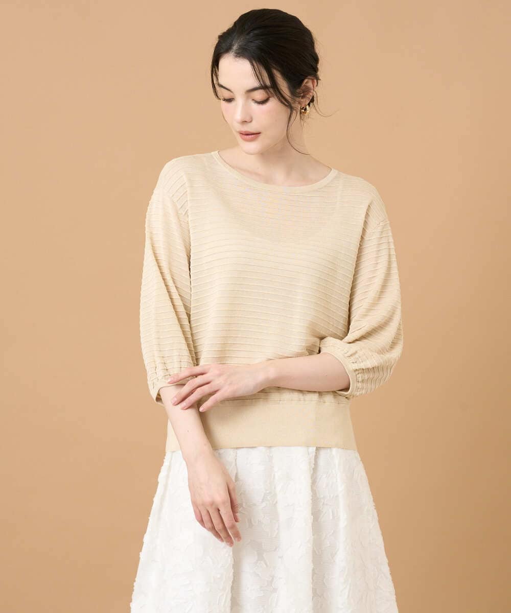 PRFGD56350 CHRISTIAN AUJARD(クリスチャン・オジャール) メタリックヤーンプルオーバー ゴールド