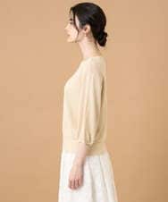 PRFGD56350 CHRISTIAN AUJARD(クリスチャン・オジャール) メタリックヤーンプルオーバー ゴールド