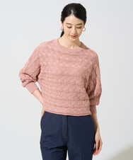 PRFGE03390 CHRISTIAN AUJARD(クリスチャン・オジャール) [ドライタッチ]ドルマンスリーブニット ピンク