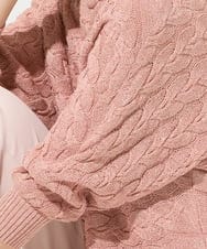 PRFGE03390 CHRISTIAN AUJARD(クリスチャン・オジャール) [ドライタッチ]ドルマンスリーブニット ピンク