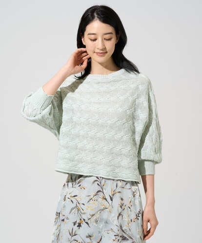 PRFGE03390 CHRISTIAN AUJARD [ドライタッチ]ドルマンスリーブニット