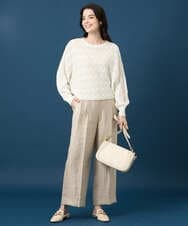 PRFGE03390 CHRISTIAN AUJARD(クリスチャン・オジャール) [ドライタッチ]ドルマンスリーブニット ホワイト