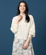 PRFGE03390 CHRISTIAN AUJARD(クリスチャン・オジャール) [ドライタッチ]ドルマンスリーブニット ホワイト