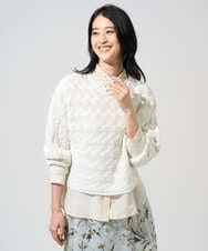 PRFGE03390 CHRISTIAN AUJARD(クリスチャン・オジャール) [ドライタッチ]ドルマンスリーブニット ホワイト