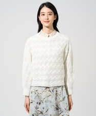 PRFGE03390 CHRISTIAN AUJARD(クリスチャン・オジャール) [ドライタッチ]ドルマンスリーブニット ホワイト