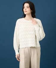 PRFGE03390 CHRISTIAN AUJARD(クリスチャン・オジャール) [ドライタッチ]ドルマンスリーブニット ホワイト