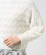 PRFGE03390 CHRISTIAN AUJARD(クリスチャン・オジャール) [ドライタッチ]ドルマンスリーブニット ホワイト