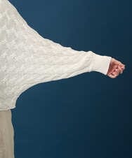 PRFGE03390 CHRISTIAN AUJARD(クリスチャン・オジャール) [ドライタッチ]ドルマンスリーブニット ホワイト