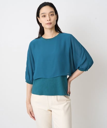 PRFGV69390  シフォンドッキングニット