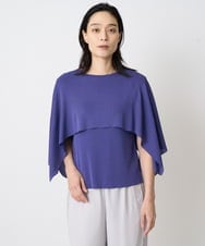 PRFGV76460 CHRISTIAN AUJARD(クリスチャン・オジャール) ケープ風デザインニット ブルー