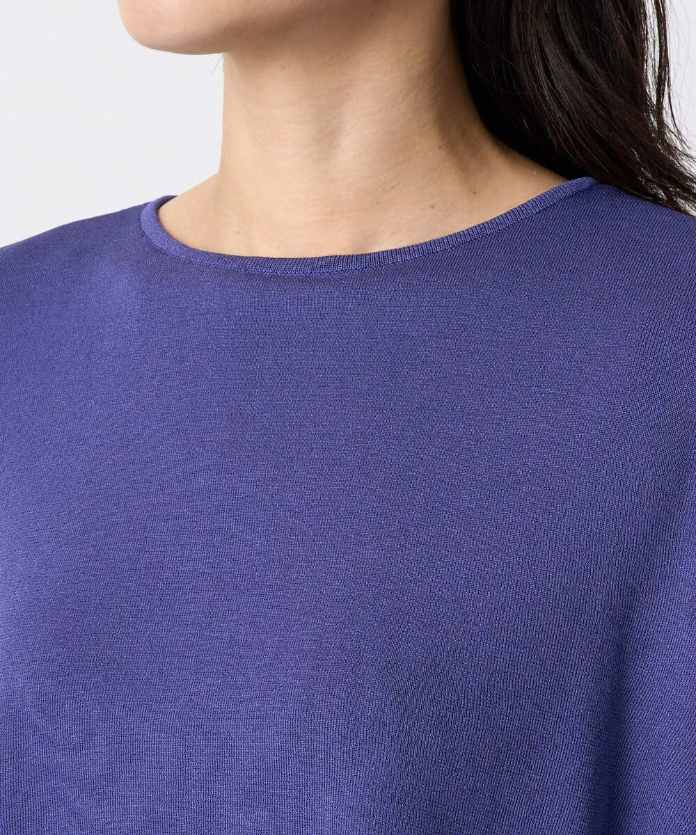 PRFGV76460 CHRISTIAN AUJARD(クリスチャン・オジャール) ケープ風デザインニット ブルー