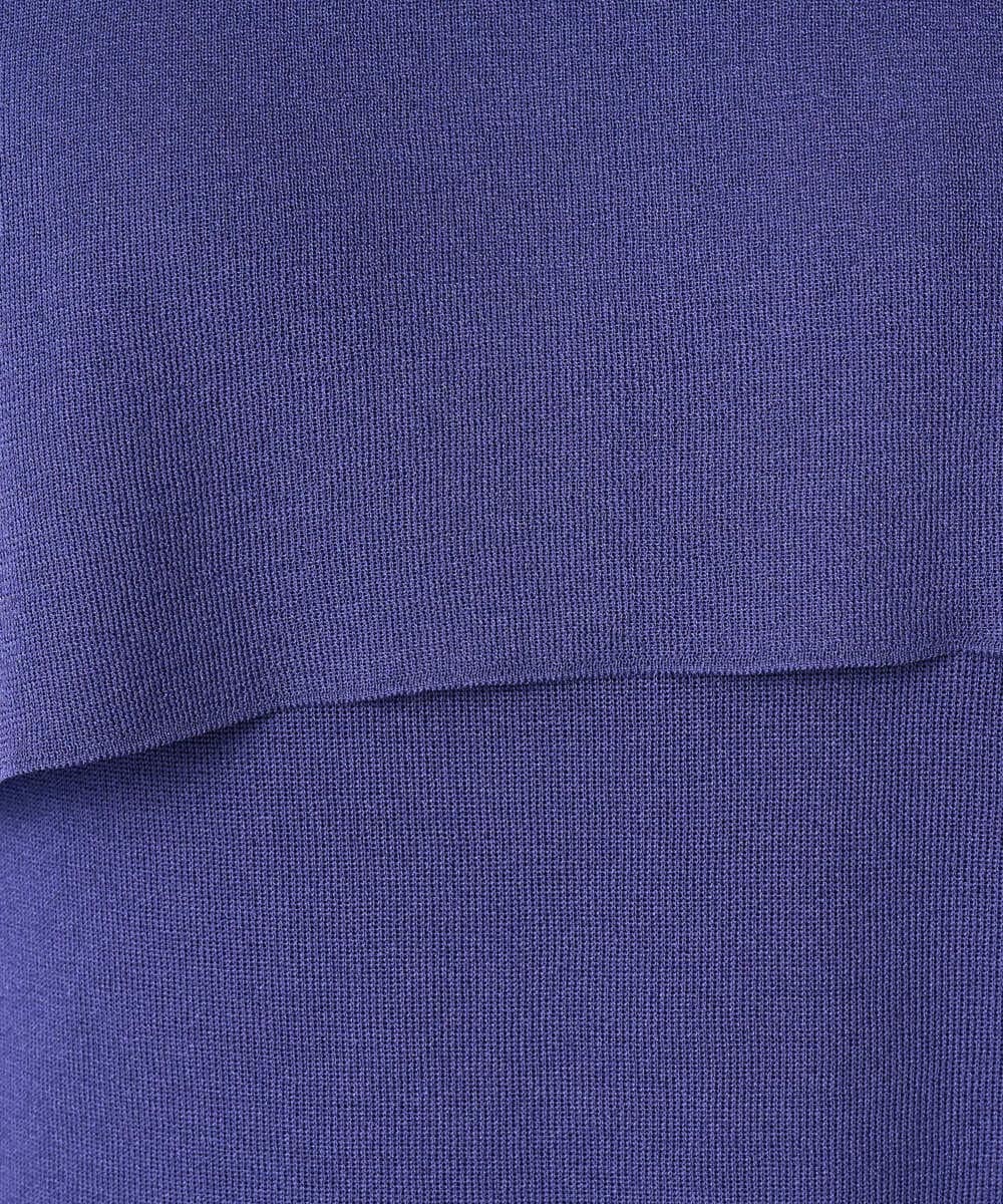 PRFGV76460 CHRISTIAN AUJARD(クリスチャン・オジャール) ケープ風デザインニット ブルー