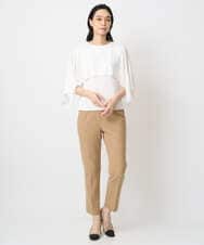 PRFGV76460 CHRISTIAN AUJARD(クリスチャン・オジャール) ケープ風デザインニット ホワイト