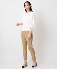 PRFGV76460 CHRISTIAN AUJARD(クリスチャン・オジャール) ケープ風デザインニット ホワイト