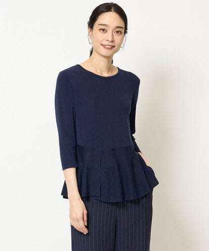 お値下げ！新品クリスチャンオジャールのサマーニット ラメデザインサマーニット | CHRISTIAN AUJARD（Women/小さい