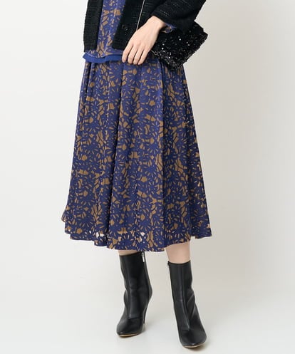 PRHAD03430 CHRISTIAN AUJARD [セットアップ対応]フラワーオパールプリントスカート