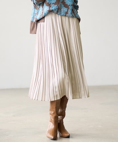 PRHAD48390 CHRISTIAN AUJARD ウエストゴムプリーツスカート