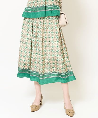 PRHCA06460  [セットアップ対応]ノスタルジックフローラルプリントスカート