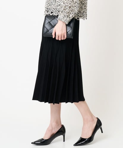 PRHCD02490 CHRISTIAN AUJARD ウエーブニットプリーツスカート