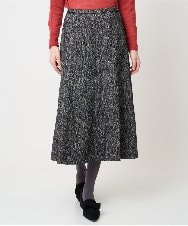 PRHCD09390 CHRISTIAN AUJARD(クリスチャン・オジャール) [セットアップ対応]ラメジャージースカート ブラック