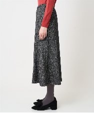 PRHCD09390 CHRISTIAN AUJARD(クリスチャン・オジャール) [セットアップ対応]ラメジャージースカート ブラック