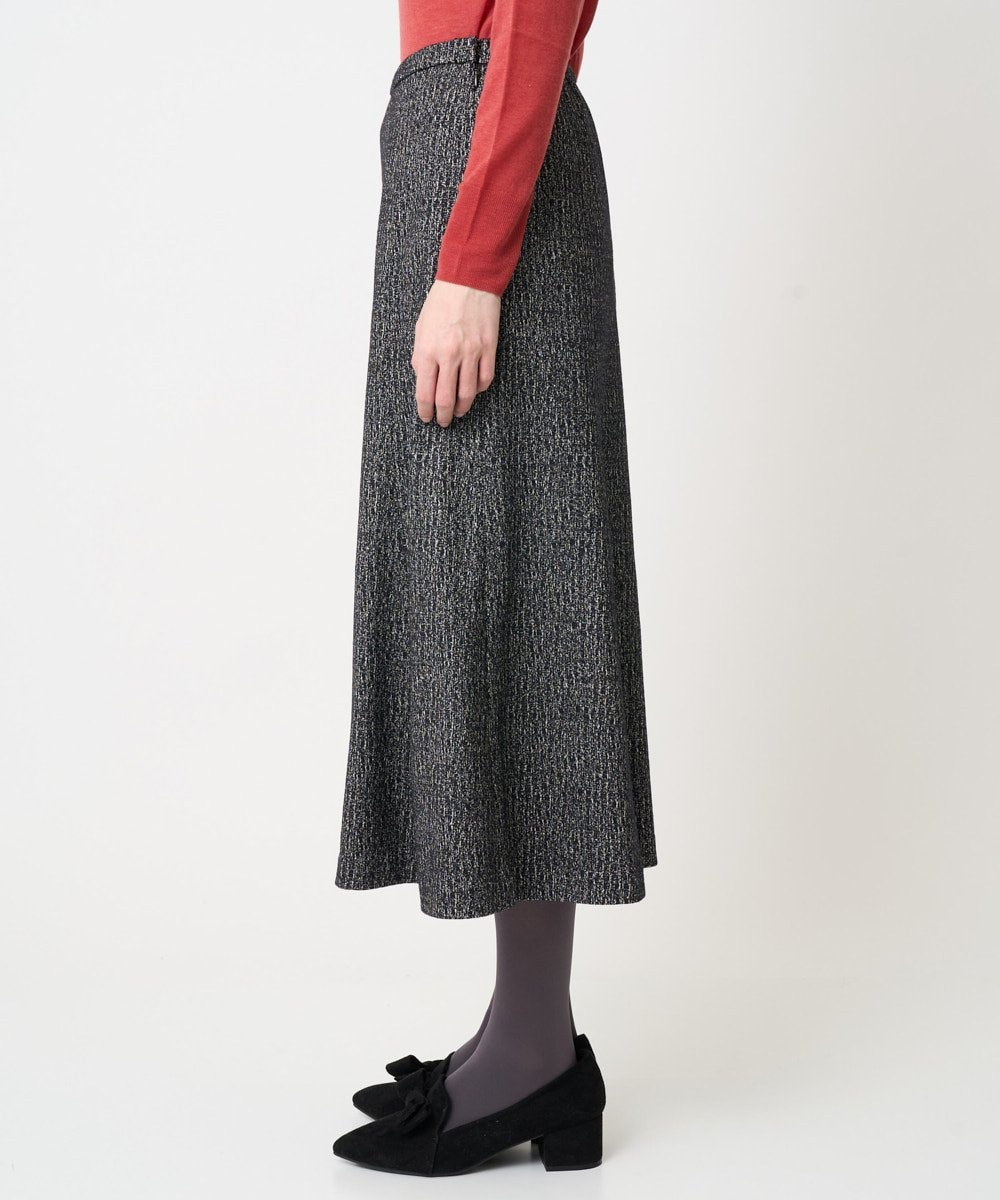 PRHCD09390 CHRISTIAN AUJARD(クリスチャン・オジャール) [セットアップ対応]ラメジャージースカート ブラック