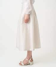 PRHEE11390 CHRISTIAN AUJARD(クリスチャン・オジャール) [セットアップ対応]ジャカードサテンスカート アイボリー