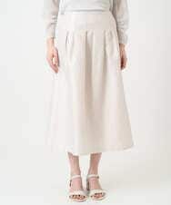 PRHEE11390 CHRISTIAN AUJARD(クリスチャン・オジャール) [セットアップ対応]ジャカードサテンスカート アイボリー