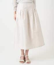 PRHEE11390 CHRISTIAN AUJARD(クリスチャン・オジャール) [セットアップ対応]ジャカードサテンスカート アイボリー