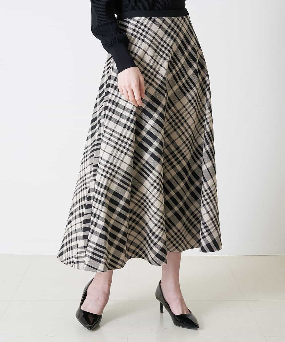 オリジナルチェックフレアスカート ロング マキシスカート Christian Aujard クリスチャン オジャール イトキンオンラインストア オリジナルチェックフレアスカート ロング マキシスカート Christian Aujard クリスチャン オジャール イトキンオンラインストア