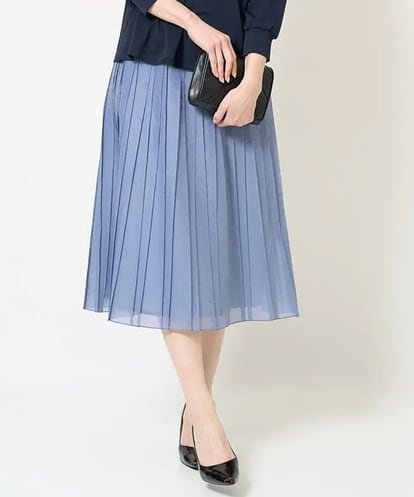 PRHGB08360 CHRISTIAN AUJARD オーガンジープリーツスカート