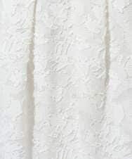 PRHGD20450 CHRISTIAN AUJARD(クリスチャン・オジャール) [セットアップ対応]フラワーカットジャカードスカート ホワイト