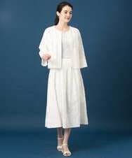 PRHGD20450 CHRISTIAN AUJARD(クリスチャン・オジャール) [セットアップ対応]フラワーカットジャカードスカート ホワイト