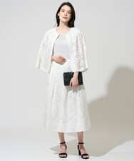 PRHGD20450 CHRISTIAN AUJARD(クリスチャン・オジャール) [セットアップ対応]フラワーカットジャカードスカート ホワイト