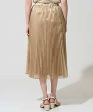 PRHGD30390 CHRISTIAN AUJARD(クリスチャン・オジャール) ブライトオーガンジープリーツスカート ベージュ