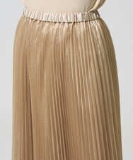PRHGD30390 CHRISTIAN AUJARD(クリスチャン・オジャール) ブライトオーガンジープリーツスカート ベージュ