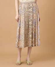 PRHGD53390 CHRISTIAN AUJARD(クリスチャン・オジャール) ゴールドオーナメントサラサスカート ゴールド系