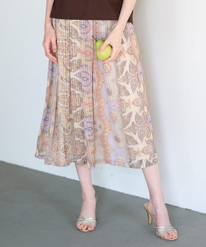 PRHGD53390 CHRISTIAN AUJARD [セットアップ対応]ゴールドオーナメントサラサスカート