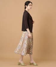 PRHGD53390 CHRISTIAN AUJARD(クリスチャン・オジャール) ゴールドオーナメントサラサスカート ゴールド系