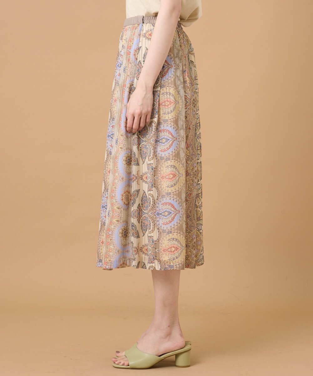 PRHGD53390 CHRISTIAN AUJARD(クリスチャン・オジャール) ゴールドオーナメントサラサスカート ゴールド系